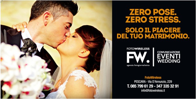 FotoWireless - zero pose, zero stress. Solo il piacere del tuo matrimonio