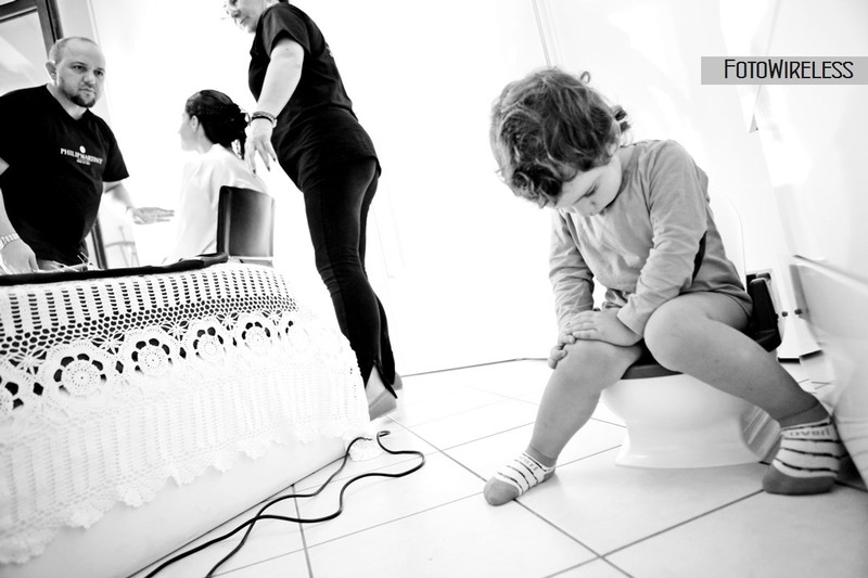 FotoWireless - il matrimonio con un figlio: la pipì del bambino nel vasino...